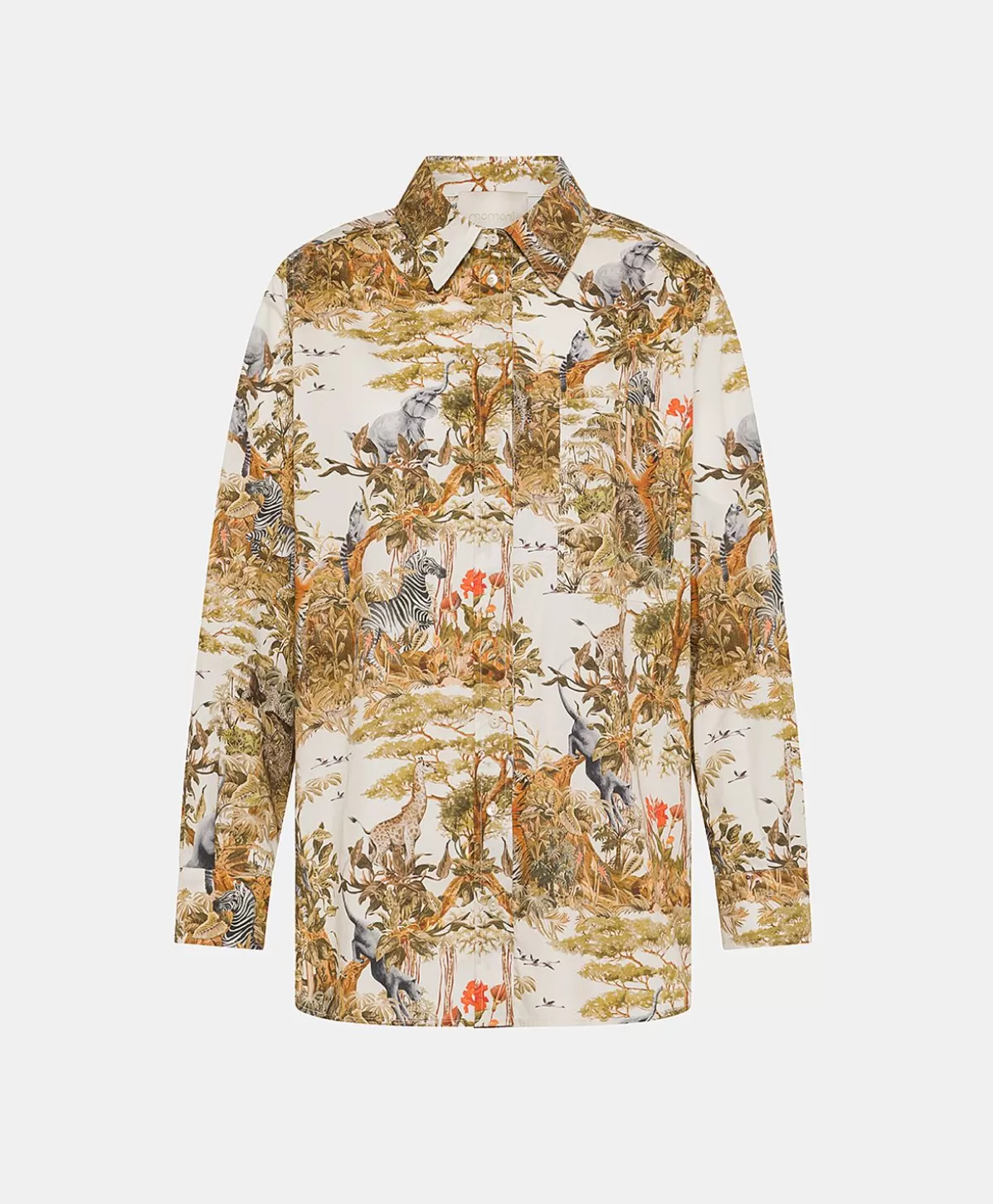 Completi E Talleur-Momonì Camicia Ostina In Popeline - Panna / Multicolor
