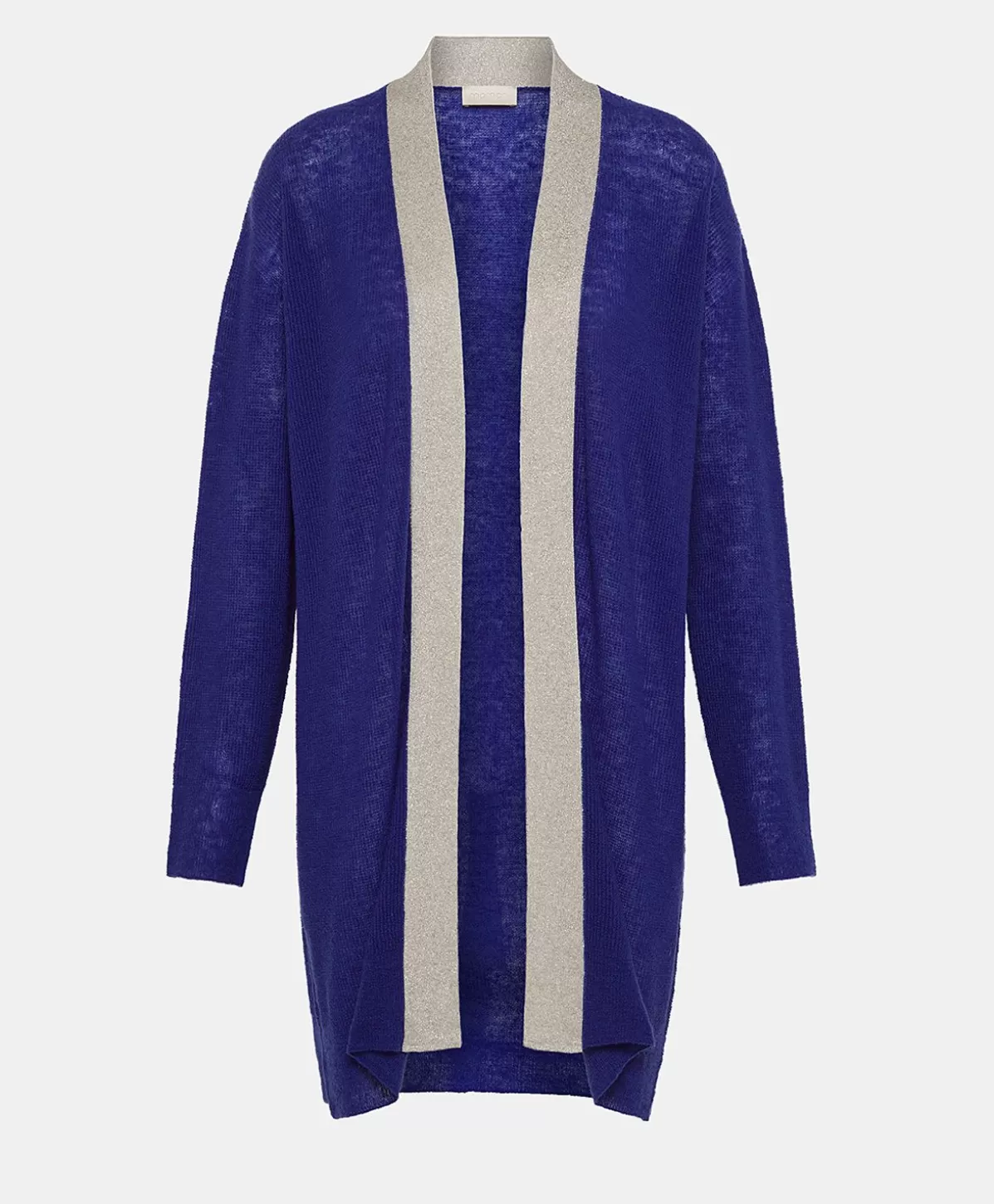 Maglieria-Momonì Cardigan Flossy Perlata Dettagli Lurex - Bluette