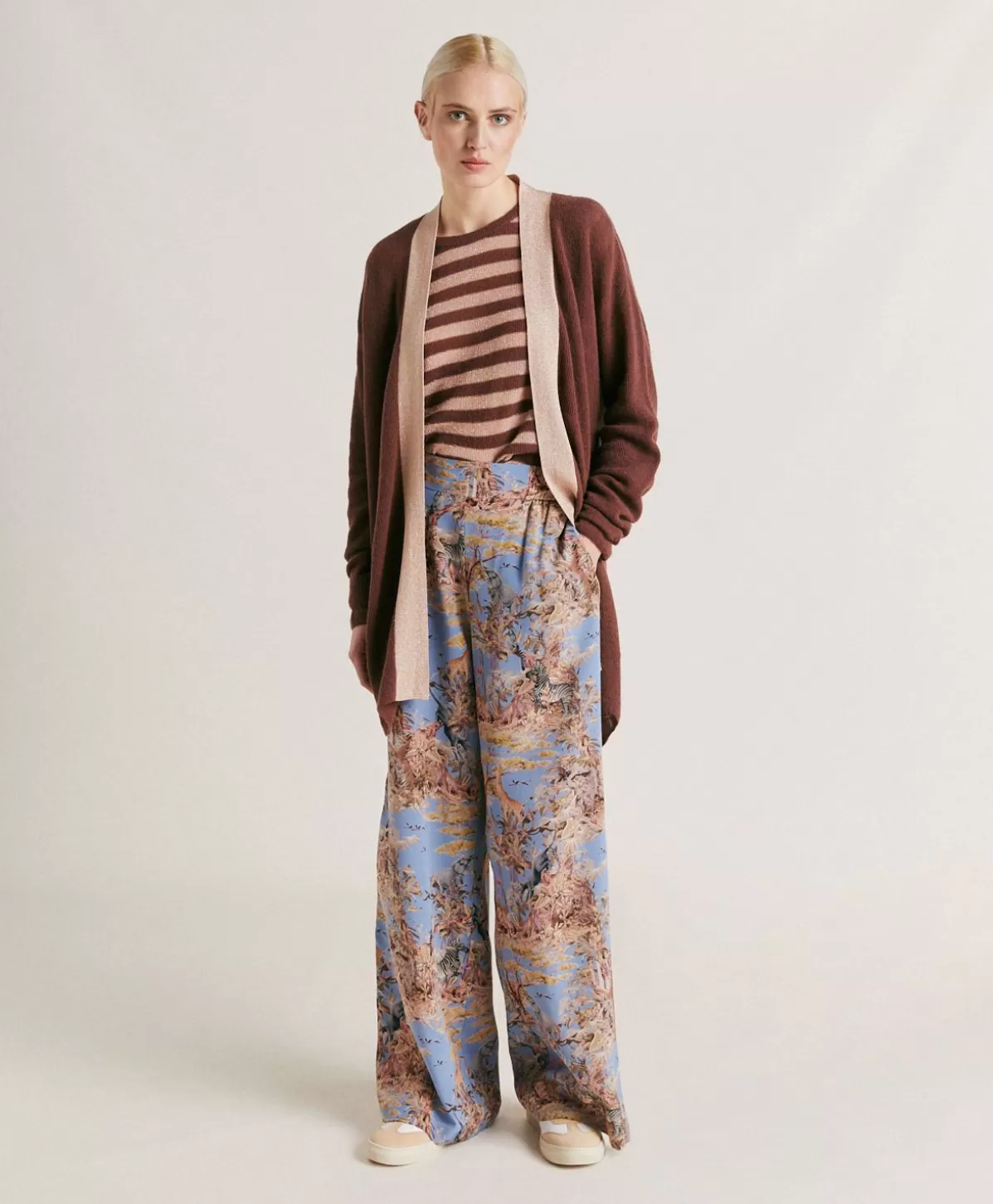 Maglieria-Momonì Cardigan Flossy Perlata Dettagli Lurex - Glace'