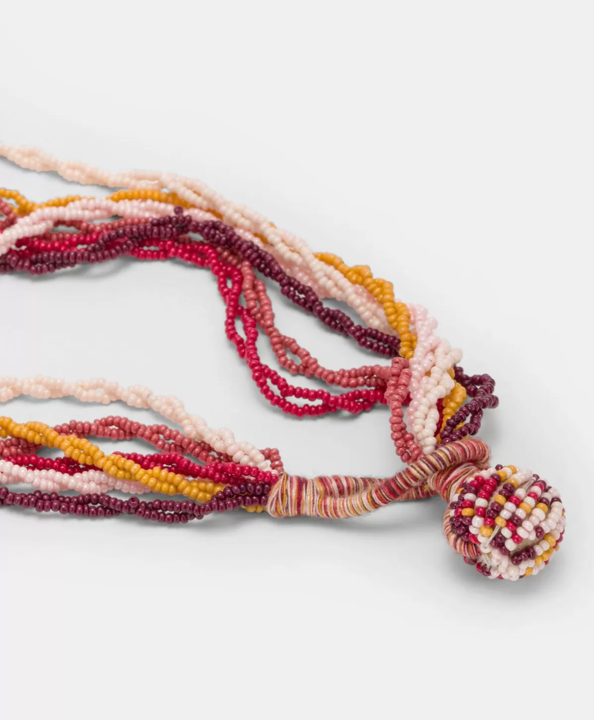 Bijoux-Momonì Collana Rubiela Con Perline - Bruciato/Multicolor