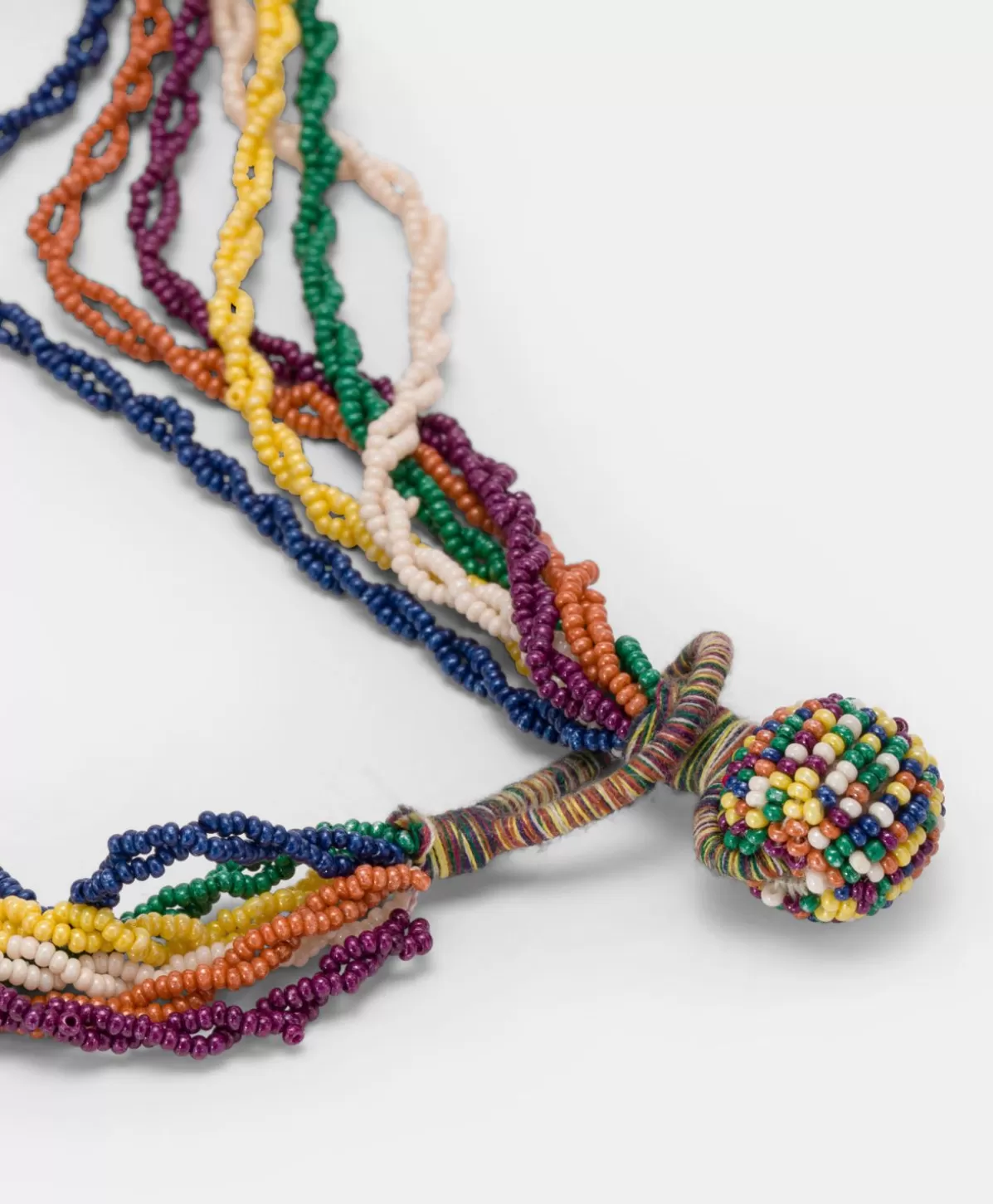 Bijoux-Momonì Collana Rubiela Con Perline - Verde/Multicolor