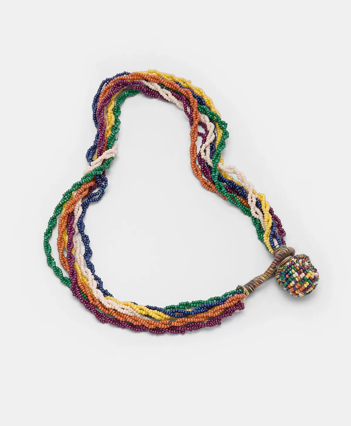 Bijoux-Momonì Collana Rubiela Con Perline - Verde/Multicolor