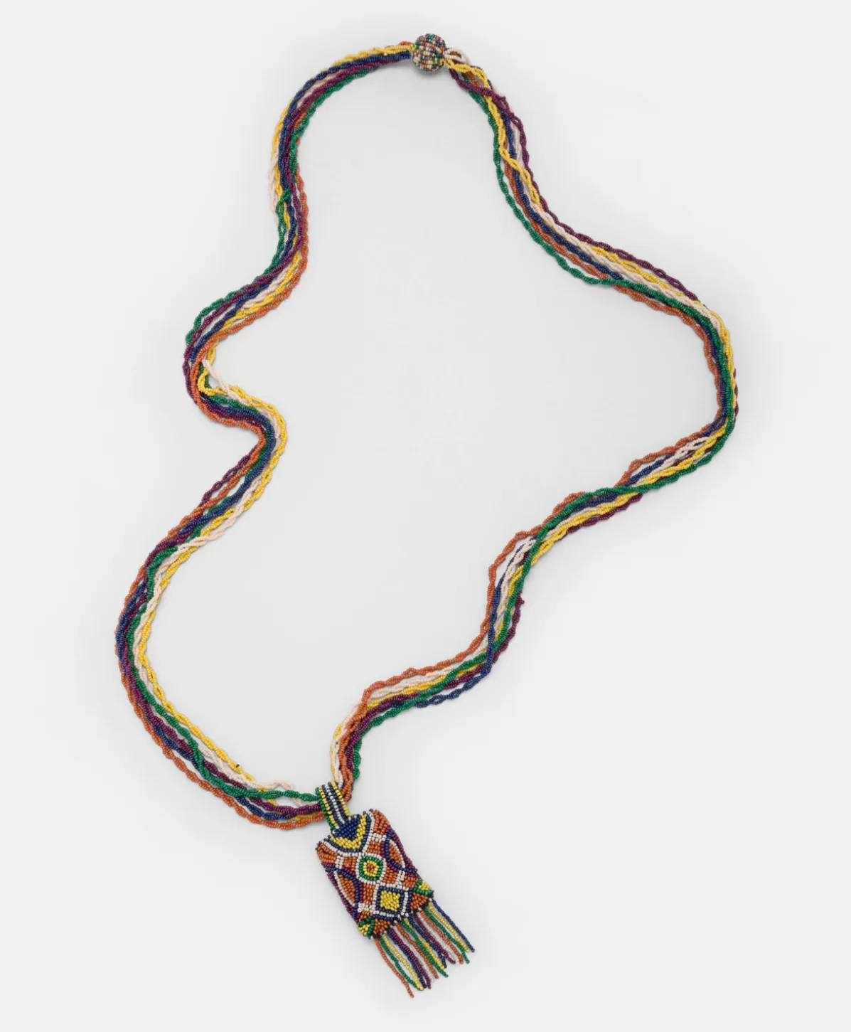 Bijoux-Momonì Collana Vidrier Con Perline - Verde/Multicolor