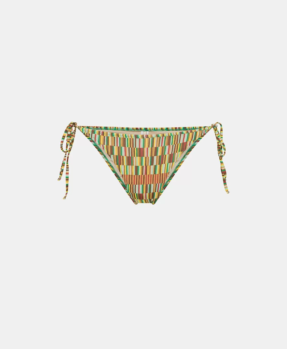 Costumi Da Bagno-Momonì Costume Malene Slip - Tabacco Multicolor