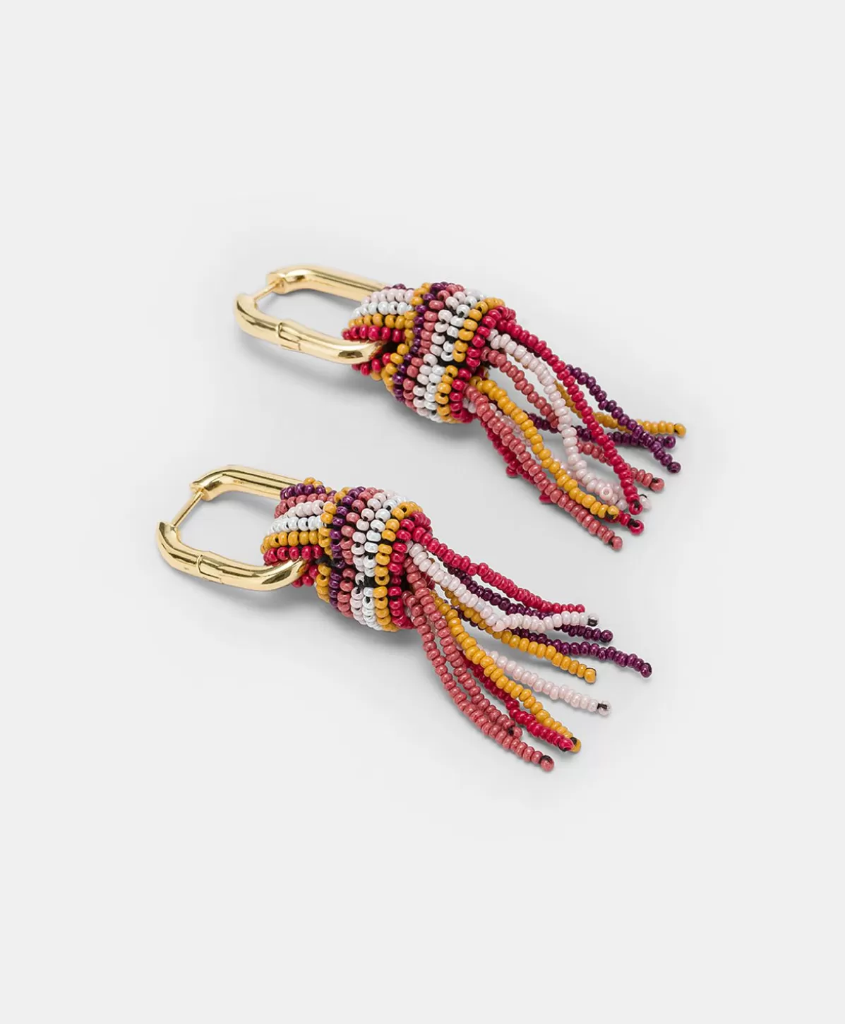Bijoux-Momonì Orecchini Zimmari Con Perline - Bruciato Multicolor