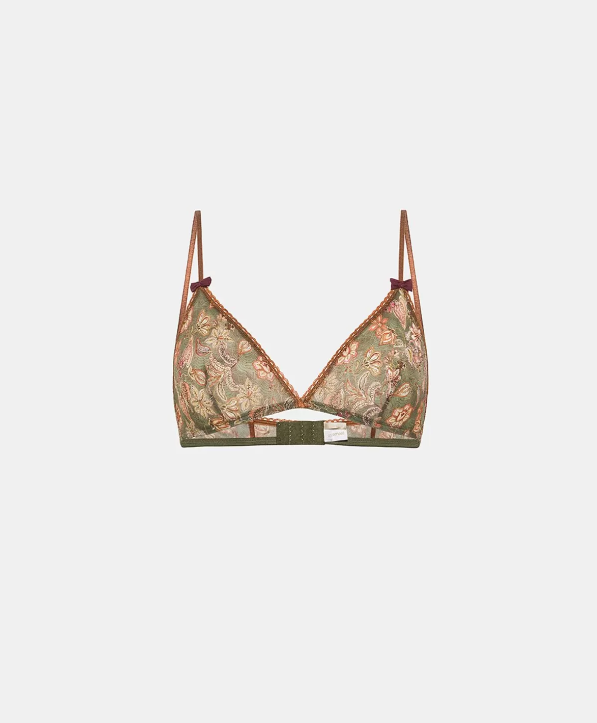 Reggiseni-Momonì Reggiseno Amethist In Nylon Stampato - Army Multicolor