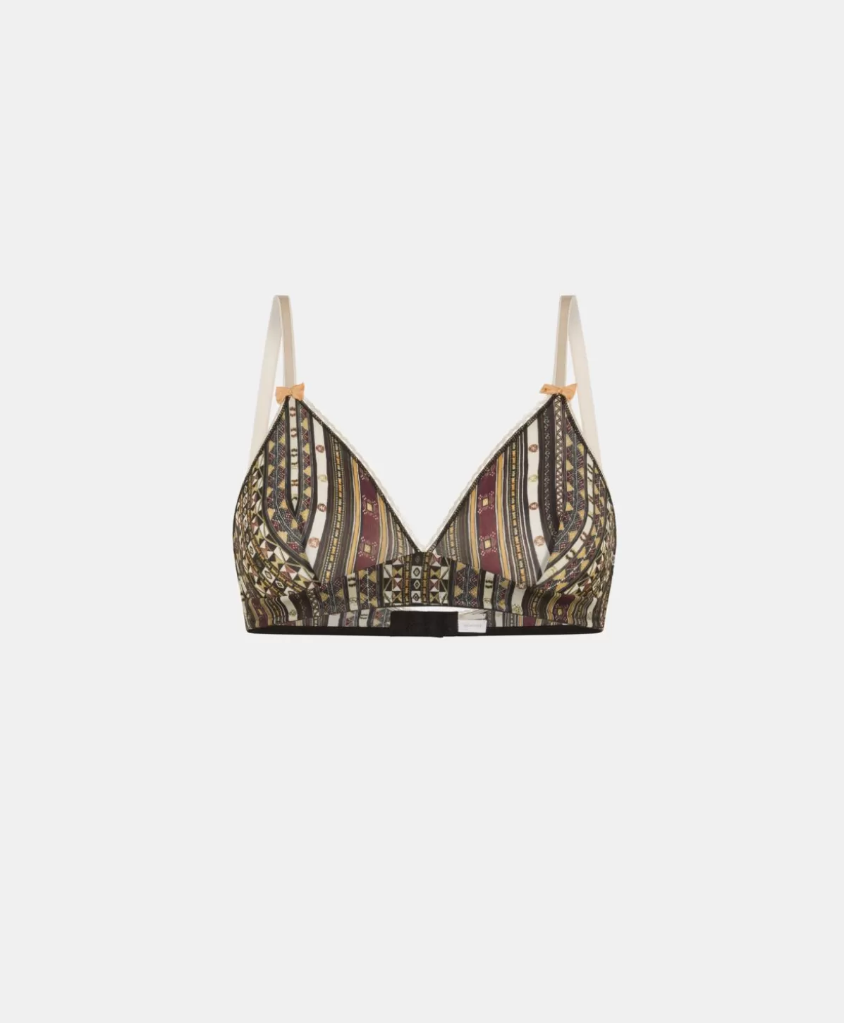 Reggiseni-Momonì Reggiseno Tutu In Nylon Stampato - Nero Multicolor