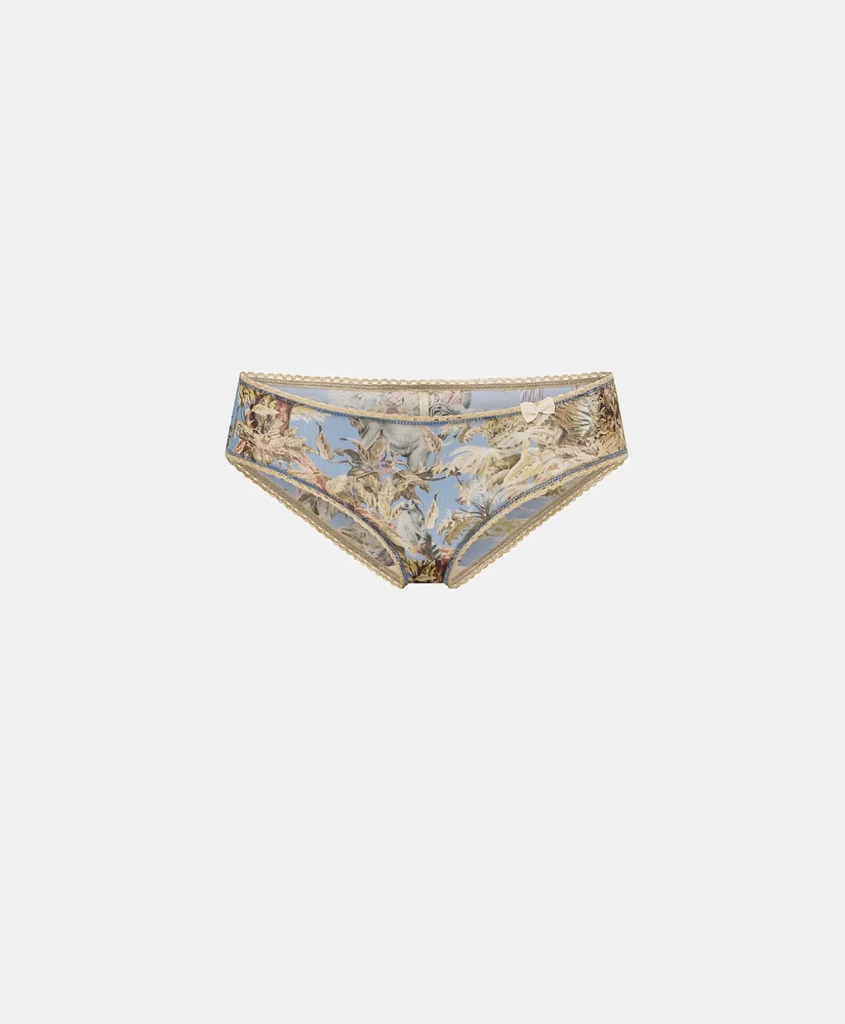 Slip-Momonì Slip Amaca In Nylon Stampato - Ceruleo Multicolor