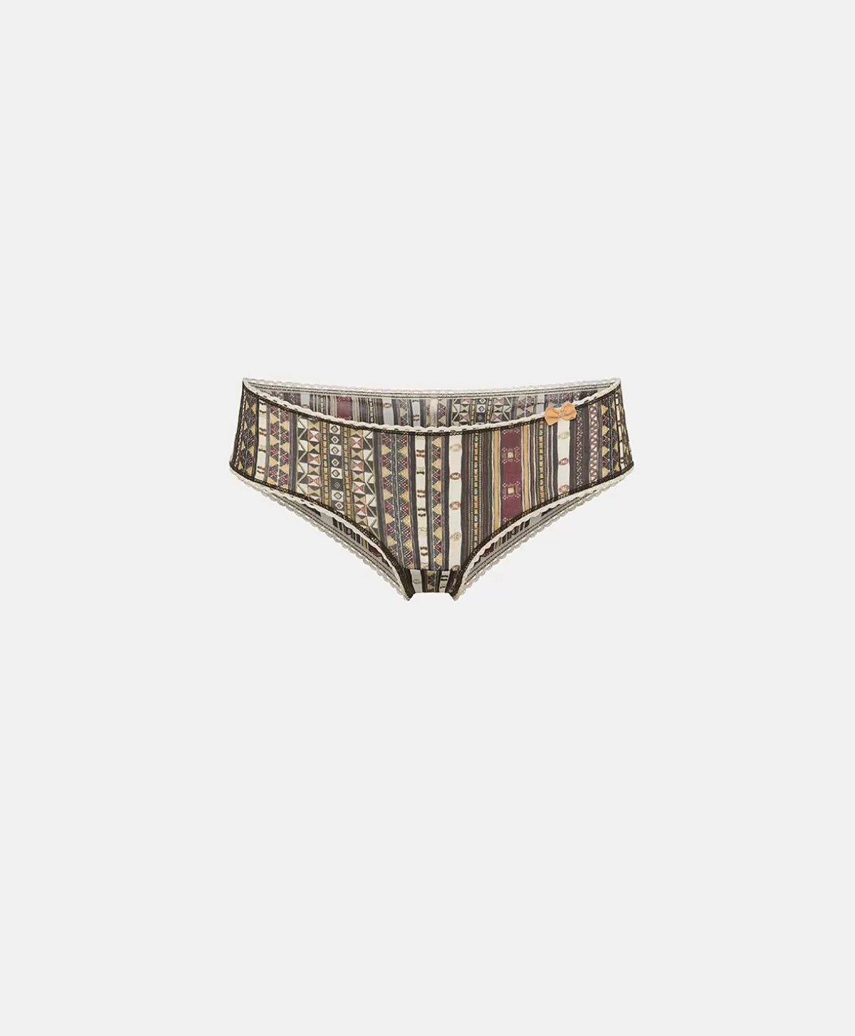 Slip-Momonì Slip Amaca In Nylon Stampato - Nero Multicolor