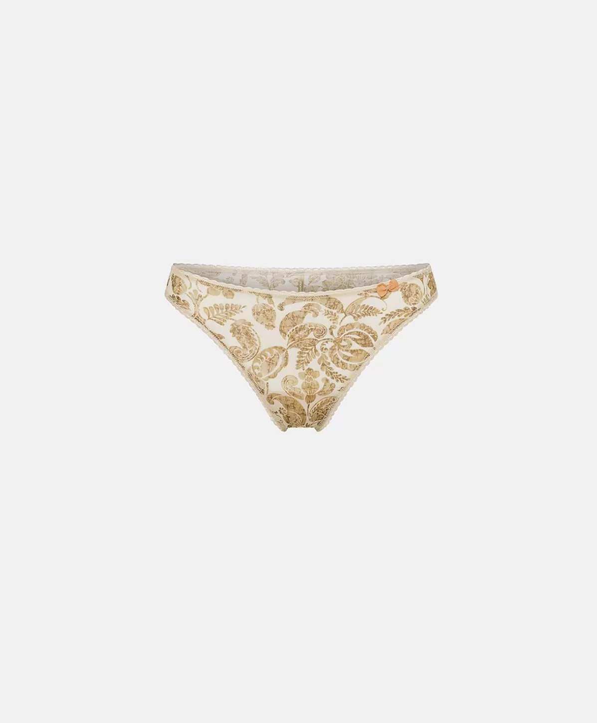 Slip-Momonì Slip Arca In Nylon Stampato - Panna / Multicolor