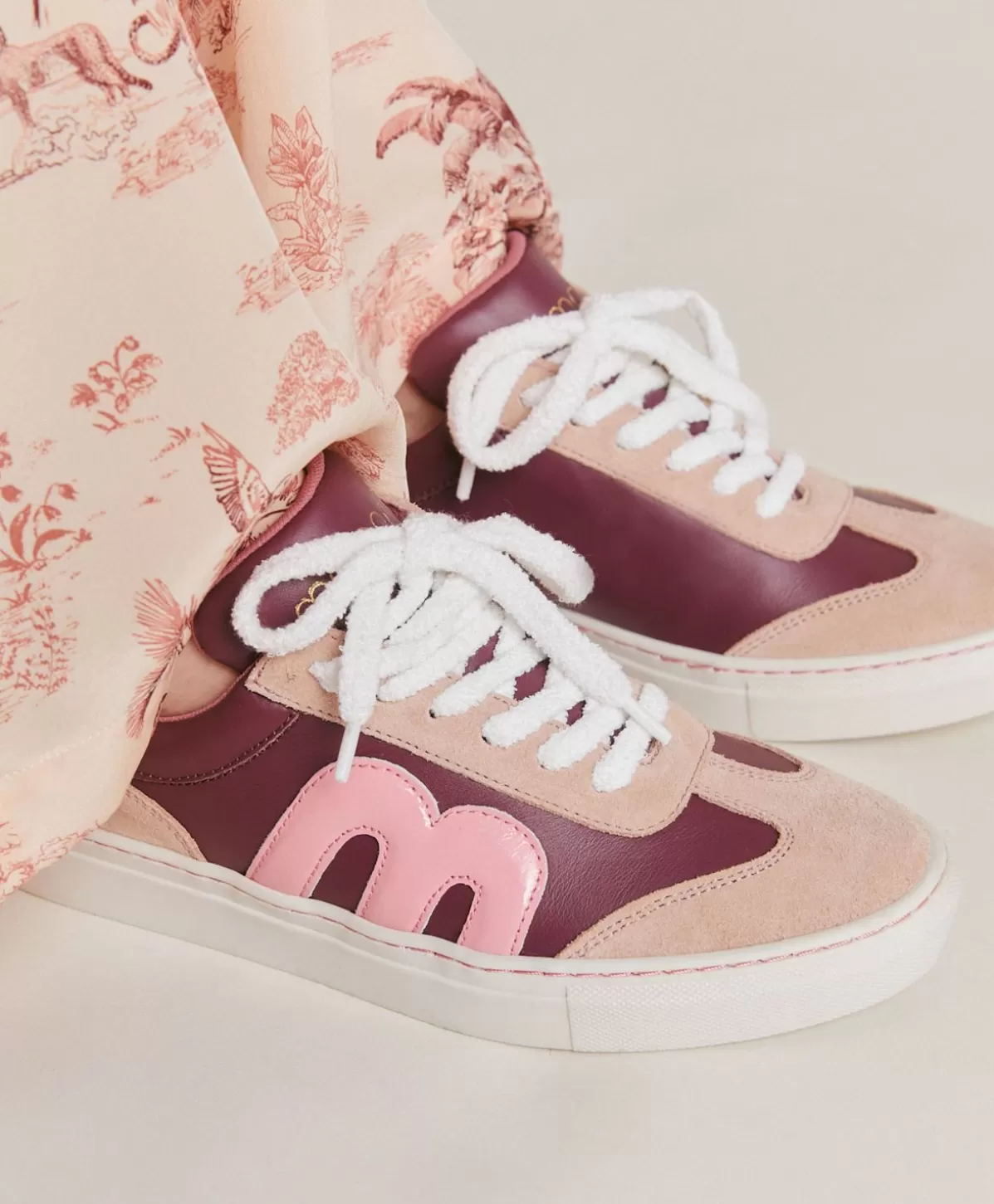 Scarpe-Momonì Sneakers Venezia - Multicolor Bordeaux